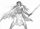 Warrior Coloring Female Drawing Woman Viking Sketch Women Pages Drawings Designlooter Getdrawings Paintingvalley 600px 49kb Sketches sketch template