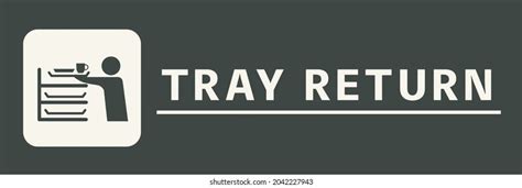 tray return   royalty  licensable stock vectors vector art