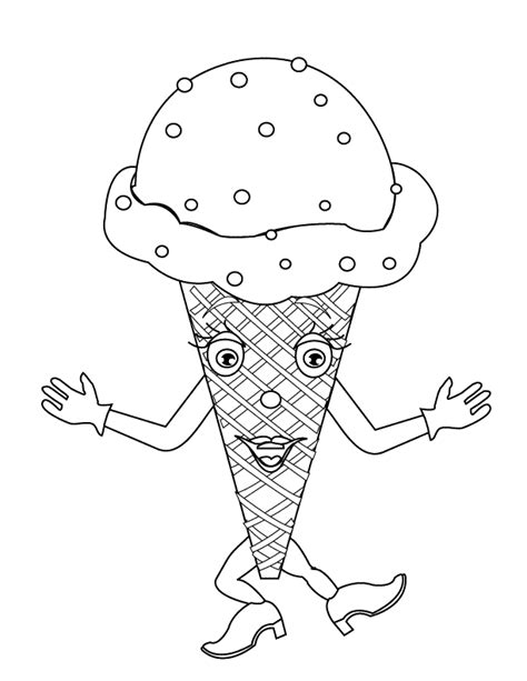 coloring pages icecream