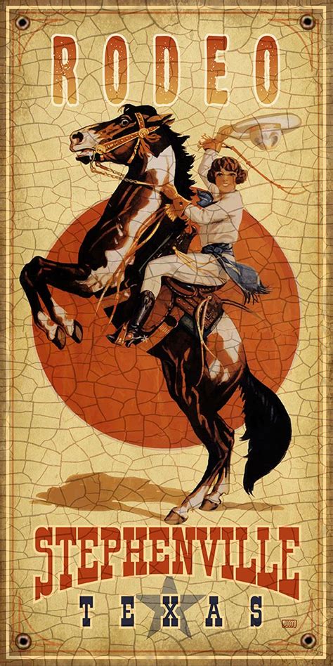 Rodeo Stephenville Shop Texasposter