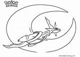 Salamence Pages Coloring Mega Pokemon Template sketch template