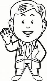 Nurse Arzt Doktor Dr Boy Helper Ausmalbilder Ausmalbild Clipartmag Stethoscope Templates sketch template