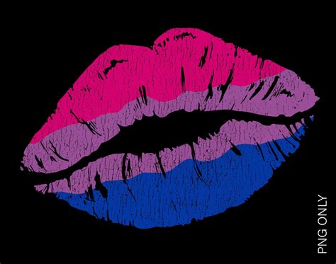 Bisexual Pride Lips Png Lip Png Kiss Png Lgbt Lips Png Pride Month
