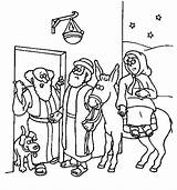 Coloring Mary Joseph Pages Donkey Basketball Court Bethlehem Room Fro Waiting While Looking Courtroom Printable Getdrawings Getcolorings Near Who Color sketch template