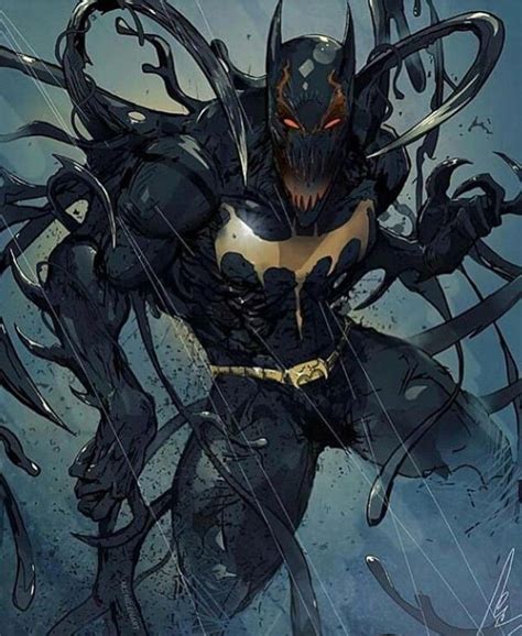 batman venomized batman canvas art batman concept dc