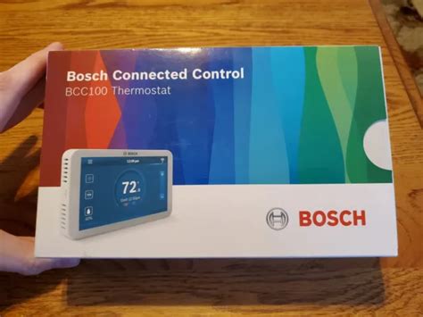 bosch bcc thermostat  volt  day programmable wi fi touchscreen   picclick