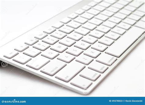 white keyboard stock photo image