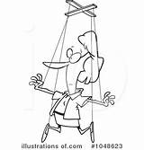 Puppet Clipart String Illustration Template Coloring Pages Clipground Royalty sketch template