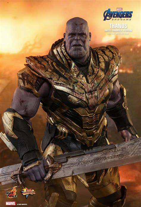 product hot toys avengers endgame thanos battle damaged version  scale collectible