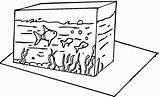 Coloring Fish Tank Pages Color Popular sketch template