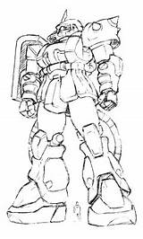 Zaku Lineart Gundam Ms Gif Mistah Bear Photobucket Ms06 sketch template