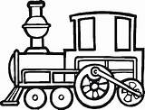 Locomotora Tren Colorear sketch template