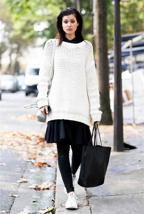 how to wear oversized sweaters without looking like a