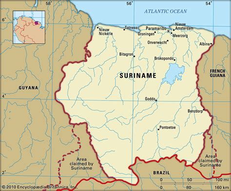 suriname history geography facts points  interest britannica