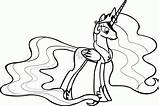 Celestia Princess Coloring Pony Little Pages Luna Mewarnai Colouring Printable Color Exclusive Introducing Mlp Popular Albanysinsanity Clipartmag Drawing Coloringhome sketch template