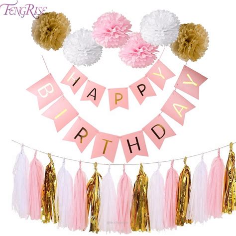 pink happy birthday banner  images pink happy birthday girl