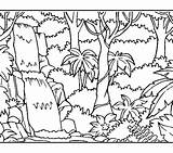 Rainforest Coloring Pages Print Printable Kids Getcolorings Colouring Color Getdrawings sketch template