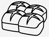 Rolls Challah Clipartkey sketch template