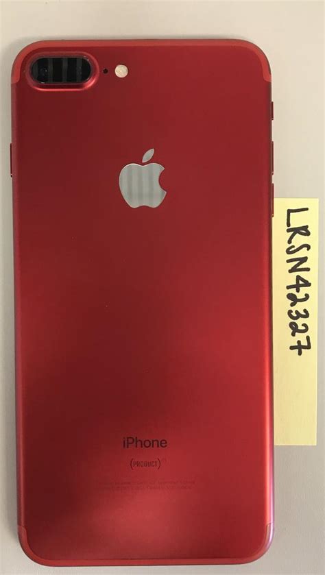 Apple Iphone 7 Plus Unlocked [a1661] Red 128 Gb