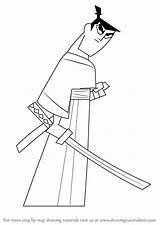 Samurai Drawingtutorials101 sketch template