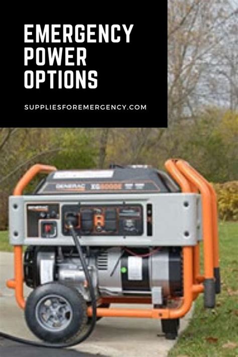 emergency power supply guide top  generator options