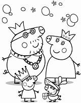 Peppa Pig Coloring Pages Birthday Sheets Colouring Print sketch template