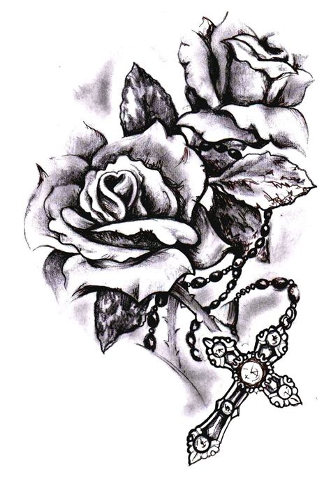 image result  rose  rosary tattoo tattoos  gorgeous art