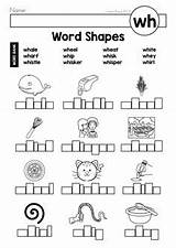 Worksheets Wh Phonics sketch template