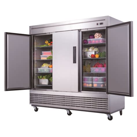 dr  door commercial refrigerator  stainless steel dukers appliance  usa