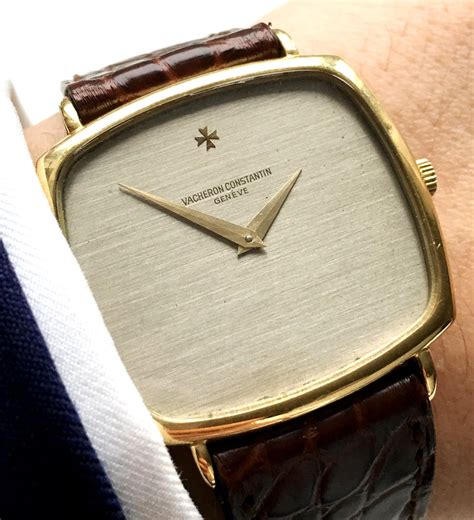 amazing vacheron constantin  solid gold vintage  carat vintage portfolio