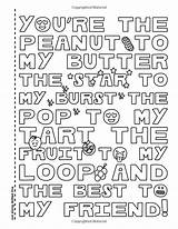 Copies Bff Swear Colouring Pops Phrases Inspirational sketch template