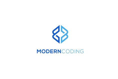 modern coding logo design template creative illustrator templates creative market