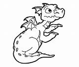 Coloring Pages Dragon Printable Dragons Kids Cute Boy sketch template