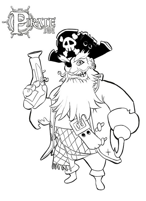 printable pirate coloring pages coloringmecom