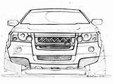 Rover Land Freelander 2006 Concept Drawings Freel2 sketch template