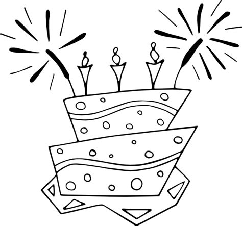 birthday cake coloring pages coloring pages  print