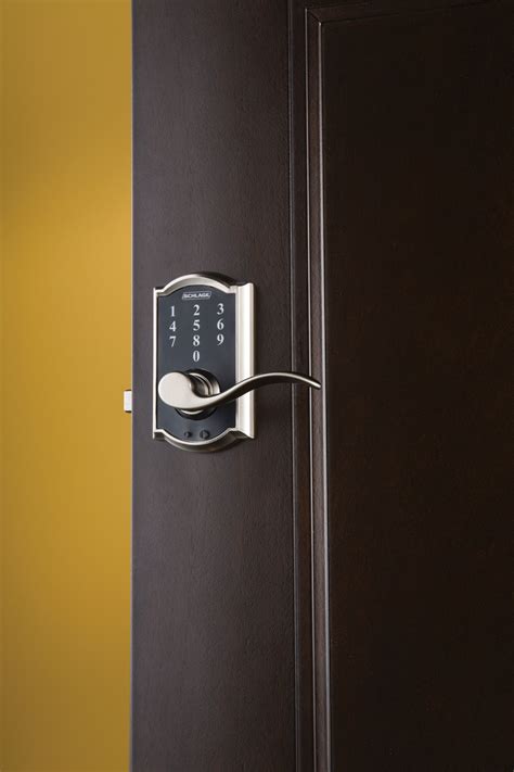 schlage fe695 cam acc camelot touch entry door lever set