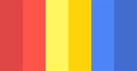 Red Blue And Yellow Color Scheme Blue