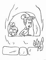 Coloring Pages Flintstones Printable Coloring4free Related Posts Fred sketch template