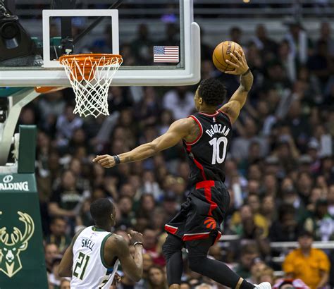 nba playoffs roundup day  derozan dominates bye bye bucks