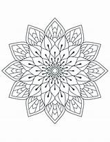 Artherapie Coloring Gratuit Mandalas Ausdrucken Malvorlagen Kostenlosen Stencils sketch template