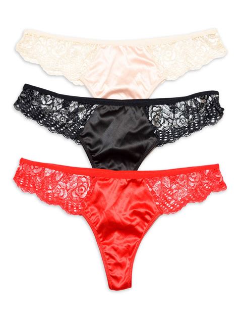 Bcbgmaxazria Bcbgmaxazria Women S Micro And Lace Thong Panties 3 Pack
