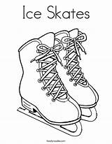 Skates Skating sketch template