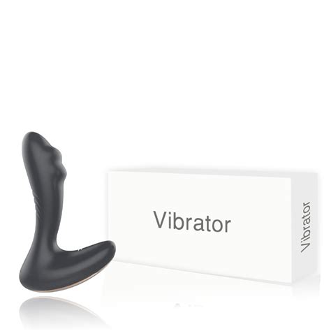 massageador de próstata recarregável com 10 modos de vibração