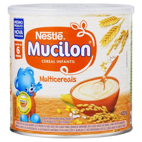 cereal infantil multicereais nestle mucilon lata  supermercado