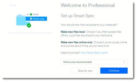 save hard drive space  dropbox smart sync bruceb consulting
