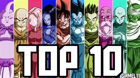 Dragon Ball Super Top 10 Universe 7 Fighters Youtube