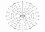 Spinnennetz Malvorlage Ausmalbilder sketch template