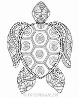 Coloring Pages Mandala Turtle Sea Animal Adult Sheets Printable Gorgeous Choose Board Adults sketch template