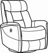 Recliner Drawing Clipart Chair Furniture Flexsteel Getdrawings Webstockreview sketch template